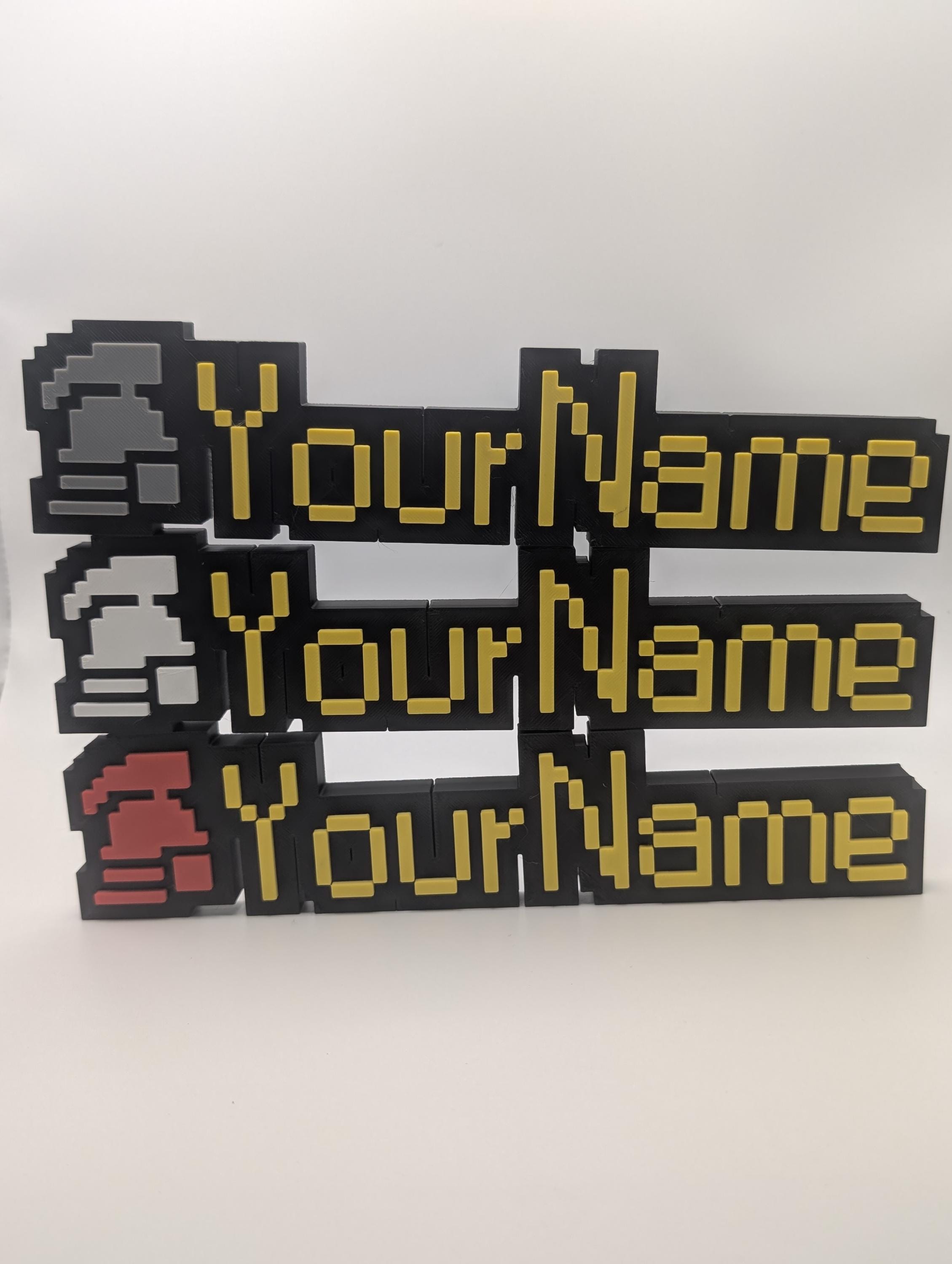 Custom Name Plate