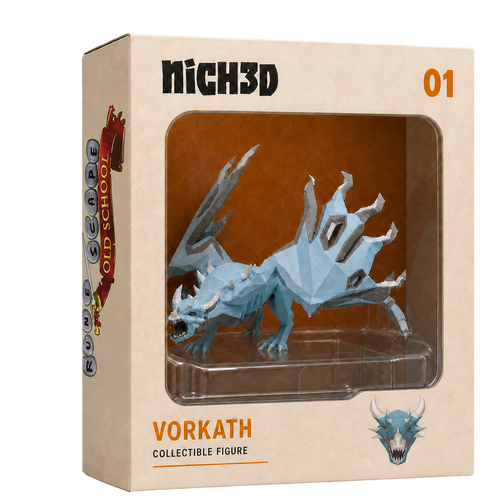 Vorkath collectible figure in NICH3D packaging